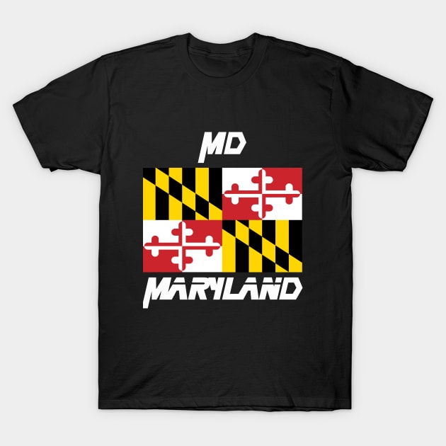 Maryland MD T-Shirt by Edy